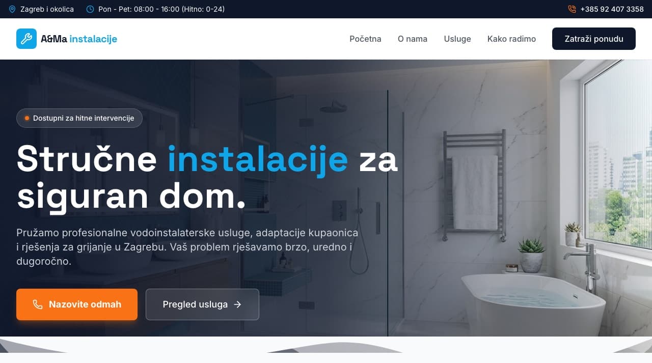 A&Ma instalacije